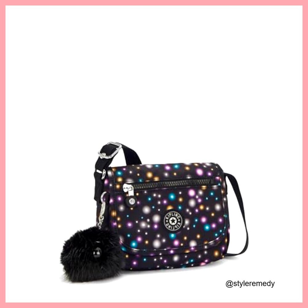 Lightweight Crossbody Mini Bag, Water Resistant Nylon, Adjustable Strap - Picture 4 of 5